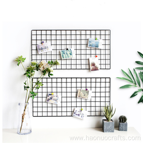 clip grid wall hanging nail iron frame